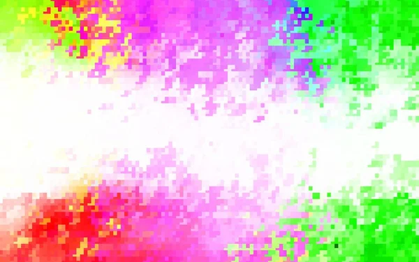 Ανοιχτό Ροζ Πράσινο Διανυσματικό Μοτίβο Τετράγωνο Στυλ Glitter Αφηρημένη Εικόνα — Διανυσματικό Αρχείο