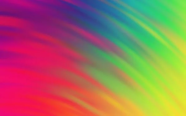 Licht Multicolor Vector Template Met Gebogen Lijnen Kleurrijke Illustratie Abstracte — Stockvector