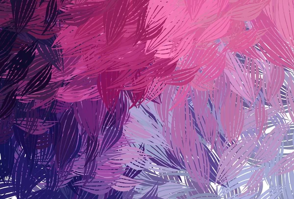 Donkerpaars Roze Vector Achtergrond Met Memphis Vormen Decoratief Design Abstracte — Stockvector