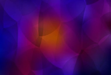 Koyu mavi, kırmızı vektör şablonu, kristaller, üçgenler. Soyut üçgenli dekoratif tasarım. Kartvizitiniz için modern tasarım.