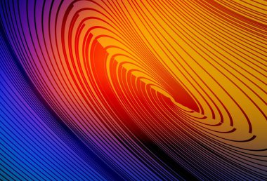 Açık mavi, kırmızı vektör arkaplanı ve ince çizgileri var. Alnında çizgiler olan soyut bir çizim. Fikirlerin için bir örnek..