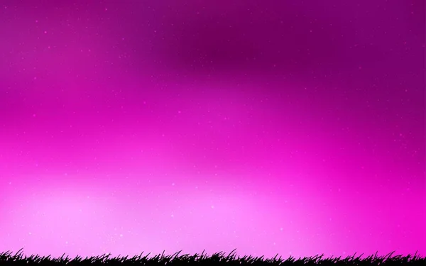 Светло Розовый Векторный Фон Астрономическими Звездами Современная Абстрактная Иллюстрация Звездами — стоковый вектор
