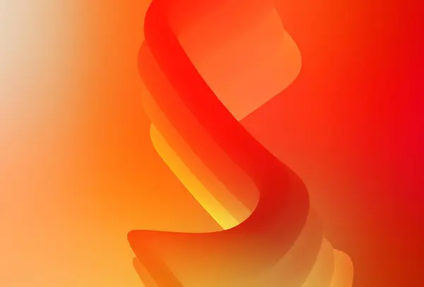 Světle Červená Žlutá Vektorová Lesklá Abstraktní Pozadí Elegantní Zářivý Obrázek — Stockový vektor