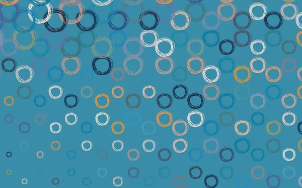 Hellblauer Gelber Vektorhintergrund Mit Flecken Schöne Farbige Illustration Mit Verschwommenen — Stockvektor