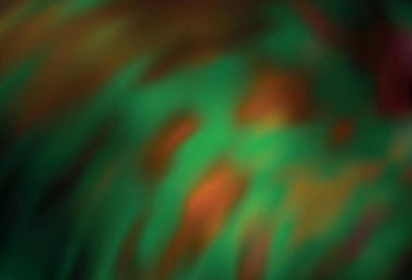 Koyu yeşil, sarı vektör parlak deseni bulanıklaştırdı. Soyut ve gradyan renkte renkli çizimler. Bir cep telefonu için arka plan.