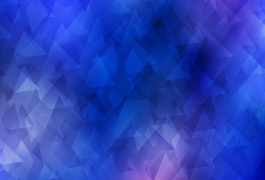 Çokgen biçiminde hafif BLUE vektör arkaplanı. Soyut stil ve dikdörtgenlerle dekoratif tasarım. Şablon bir arkaplan olarak kullanılabilir.