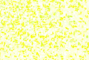 Açık yeşil, diskli sarı vektör dokusu. Parlak renkli soyut çemberlerin olduğu bir resim. Fütürist reklamlar ve kitapçıklar için şablon.