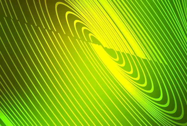 Ανοιχτό Πράσινο Κίτρινο Διανυσματικό Φόντο Ευθείες Γραμμές Πολύχρωμο Λαμπερό Εικονογράφηση — Διανυσματικό Αρχείο