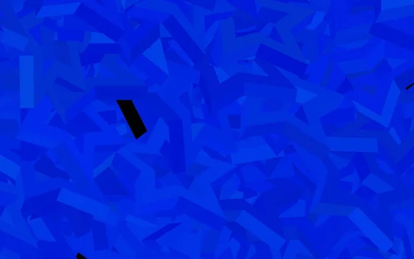 Temná Vektorová Šablona Blue Krystaly Trojúhelníky Dekorativní Design Abstraktním Stylu — Stockový vektor