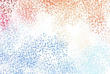 Renkli çizgileri olan açık renkli vektör dokusu. Çizgilerle modern geometrik soyut çizim. Reklam, kitapçıklar, broşürler için desen.