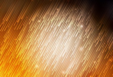 Düz çizgileri olan koyu turuncu vektör düzeni. Bulanık dekoratif tasarım basit bir şekilde çizgilerle. Reklamlar, posterler, afişler için desen.