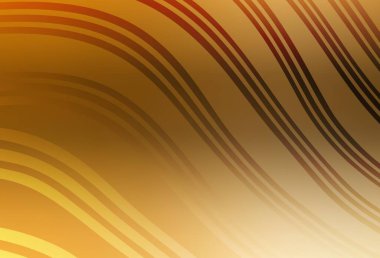 Açık Turuncu çizgili vektör şablonu. Soyut tarzda gradyan çizgilerle akıllı illüstrasyon. Tasarımınız için desen.