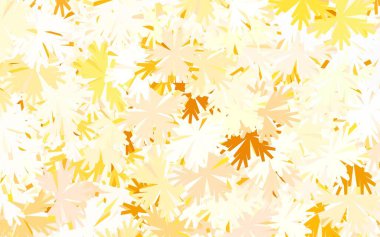 Açık Turuncu vektör zarif desenli ağaçlar, dallar. Renkli, soyut karalama çiçekleri olan bir resim. Web siteniz için Doodle tasarımı.