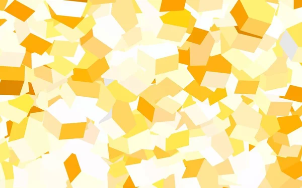 六角形のライトオレンジベクトルテンプレート カラフルな六角形のセットでイラスト ブランドブックの新しいテンプレート — ストックベクタ