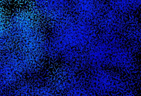 Темная Векторная Текстура Синего Цвета Цветными Линиями Линии Размытом Абстрактном — стоковый вектор