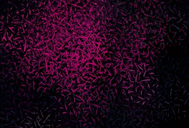 Düz çizgileri olan koyu pembe vektör arkaplan. Soyut şablon üzerinde çizgileri olan renkli, parlak bir illüstrasyon. Güzel geçmişiniz için şablon.