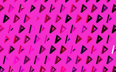 Çokgen biçiminde koyu pembe vektör arkaplan. Renkli üçgenli modern soyut illüstrasyon. Kartvizitiniz için modern tasarım.