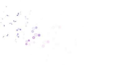 Kabarcıklı açık pembe vektör arka planı. Doğa tarzında renkli baloncuklu soyut illüstrasyon. İş ilanınız için tasarım.