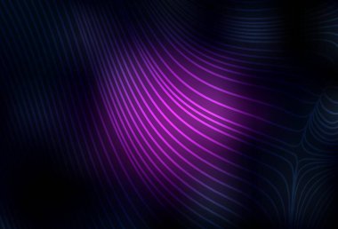 Tekrarlanan çubuklu koyu pembe vektör şablonu. Soyut şablon üzerinde çizgileri olan renkli, parlak bir illüstrasyon. Reklam, kitapçıklar, broşürler için desen.