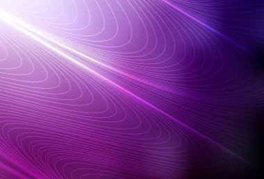 Renkli çizgileri olan koyu pembe vektör dokusu. Bulanık arkaplanda gradyanı olan çizgiler. Reklamlar, posterler, afişler için desen.