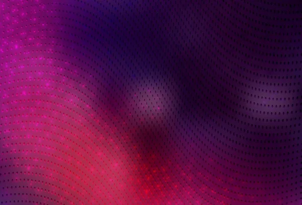 Mörk Rosa Vektor Abstrakt Illustration Med Färgade Bubblor Naturen Stil — Stock vektor
