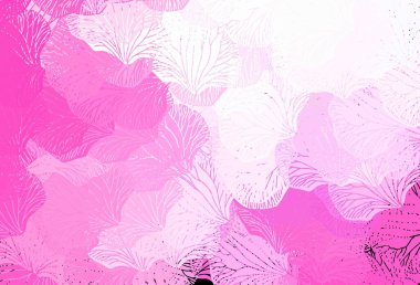 Soyut biçimlerde açık pembe vektör dokusu. Soyut gradyan şekilli basit renkli çizimler. Web siteniz için basit tasarım.