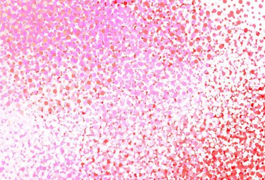 Çember şekilli açık pembe vektör düzeni. Soyut arka planda bulanık kabarcıklar ve renkli gradyan. Güzel web siteleri için desen.