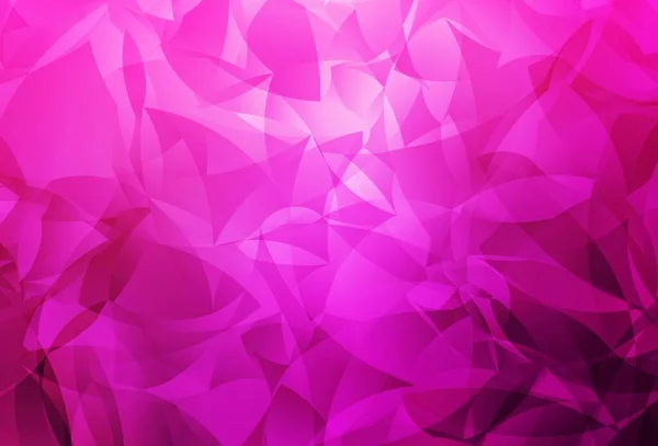 Light Pink Vektor Nízké Poly Pozadí Vzorek Mnohoúhelníkovými Tvary Strukturovaný — Stockový vektor