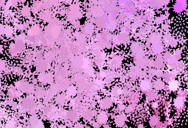Σκούρο Ροζ Διάνυσμα Πρότυπο Χαοτικά Σχήματα Διακοσμητικό Σχέδιο Αφηρημένο Στυλ — Διανυσματικό Αρχείο