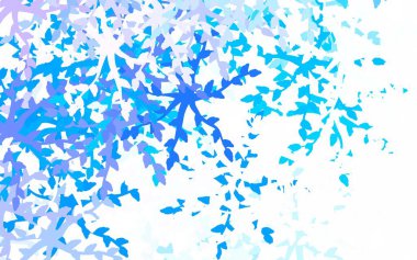 Açık pembe, rastgele şekilli mavi vektör deseni. Soyut tarzda rengarenk gradyan şekilleri olan bir resim. İşiniz için en iyi akıllı tasarım.