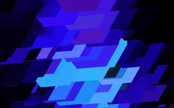 Tmavá Růžová Modrá Vektorová Šablona Šestiúhelníkovém Stylu Glitter Abstraktní Ilustrace — Stockový vektor