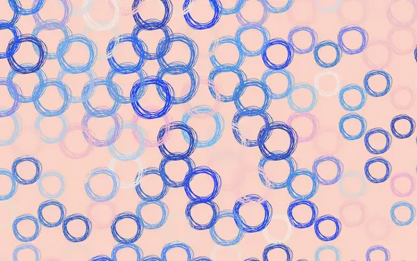 Светло Розовый Синий Векторный Фон Пятнами Современная Абстрактная Иллюстрация Красочными — стоковый вектор