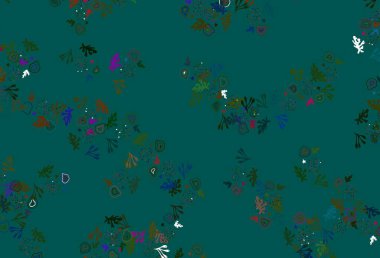 Açık pembe, Memphis şekilli yeşil vektör arkaplan. Rastgele şekillerle soyut tarzda dekoratif tasarım. Kartvizitiniz için modern tasarım.