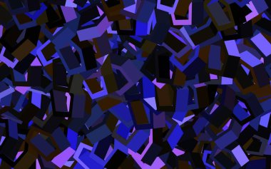 Koyu pembe, altıgen kümeli yeşil vektör arkaplan. Altıgenli soyut bir tasarım. İş ilanınız için tasarım.