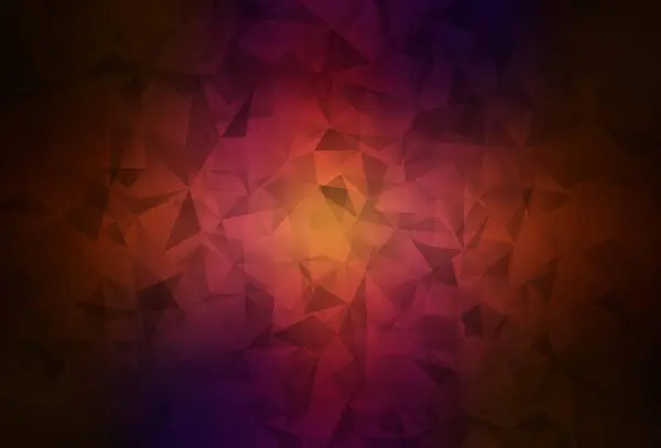 Σκούρο Ροζ Κόκκινο Διάνυσμα Λάμπει Τριγωνικό Φόντο Δείγμα Πολυγωνικό Σχήμα — Διανυσματικό Αρχείο