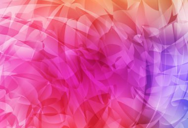 Açık pembe, rastgele şekilli kırmızı vektör deseni. Soyut gradyan şekilli basit renkli çizimler. Kartvizitiniz için modern tasarım.