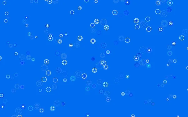Modèle Vectoriel Bleu Clair Vert Avec Des Cercles Design Décoratif — Image vectorielle