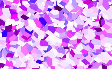 Altıgenli hafif Mor vektör arkaplanı. Altıgen tarzda ışıldayan soyut çizimler. İş ilanınız için tasarım.