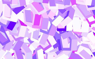 Açık Mor, renkli altıgenli pembe vektör dokusu. Bulanık yüzeyde renkli altıgenlerin çizimi. Reklamınız için bir kalıp, kitapçıklar.