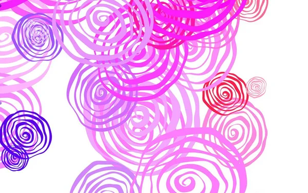Violet Clair Fond Abstrait Vectoriel Rose Avec Des Roses Illustration — Image vectorielle