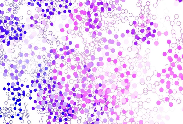 Modèle Vectoriel Violet Clair Rose Avec Structure Intelligence Artificielle Illustration — Image vectorielle