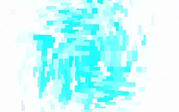 Bleu Clair Motif Vectoriel Vert Dans Style Carré Illustration Abstraite — Image vectorielle
