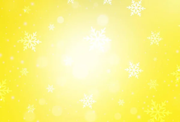 Светло Желтая Векторная Компоновка Новогоднем Стиле Абстрактная Градиентная Иллюстрация Красочными — стоковый вектор