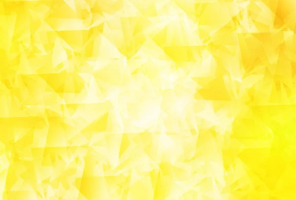 明るい黄色のベクトルの三角形のレイアウト輝く 多角形の形状のサンプル あなたのビジネスのための真新しいデザイン — ストックベクタ