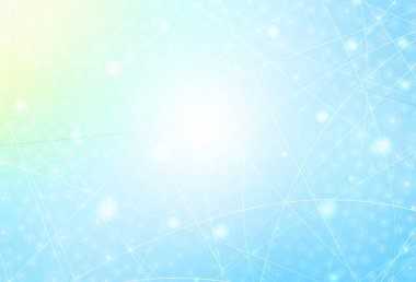 Açık mavi, tekrarlanan çubuklu yeşil vektör şablonu. Bulanık dekoratif tasarım basit bir şekilde çizgilerle. Reklamınız, posteriniz, afişiniz için en iyi tasarım.