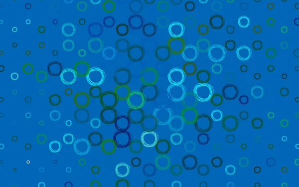 Azul Claro Fundo Vetorial Verde Com Manchas Glitter Ilustração Abstrata — Vetor de Stock