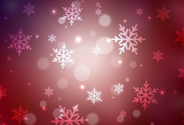 Karnaval tarzında koyu kırmızı bir şablon. Modern soyut Noel ruh hali şekilleri. Üniversitenin tanıtımı için akıllı tasarım.