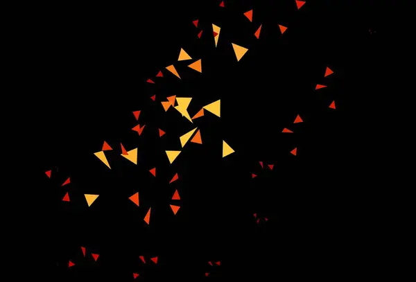 多角形スタイルのダークレッドベクトルパターン カラフルな三角形のモダンな抽象的なイラスト あなたのウェブサイトのためのシンプルなデザイン — ストックベクタ