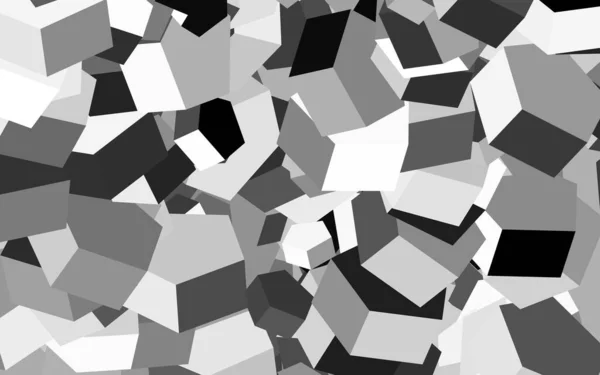 Light Gray Vector Backdrop Hexagons Illustration Colored Hexagons Blur Surface — Stock Vector