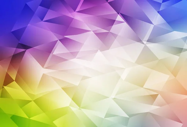 三角形の光多色ベクトル背景 カラフルな三角形のセットでイラスト 名刺のモダンなデザイン — ストックベクタ